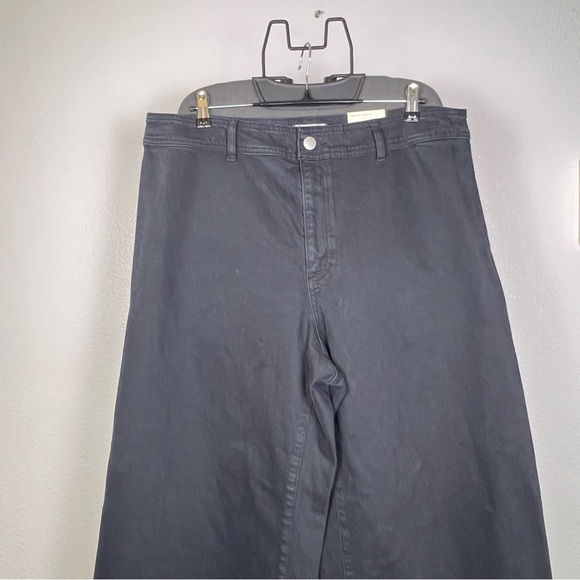 Universal Thread Black Wide-Leg High-Rise Ankle Pants Size 17 - Picture 2 of 12